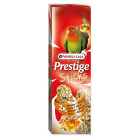 Tyčinky Versele-Laga Prestige stredný papagáj, s orechami a medom 140g 2ks
