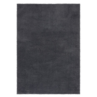 Tmavosivý umývateľný koberec z recyklovaných vlákien 120x170 cm Fluffy – Flair Rugs