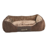 Pelech Scruffs Chester Box Bed čokoládový XL 90x70cm