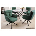 LuxD 26750 Dizajnová otočná stolička Maddison II zelená