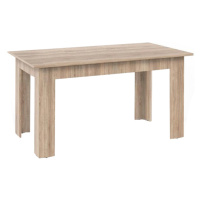 KONDELA General New jedálenský stôl 140x80 cm dub sonoma
