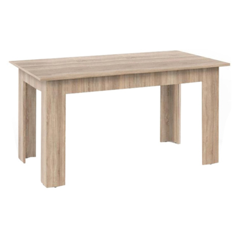KONDELA General New jedálenský stôl 140x80 cm dub sonoma Tempo Kondela