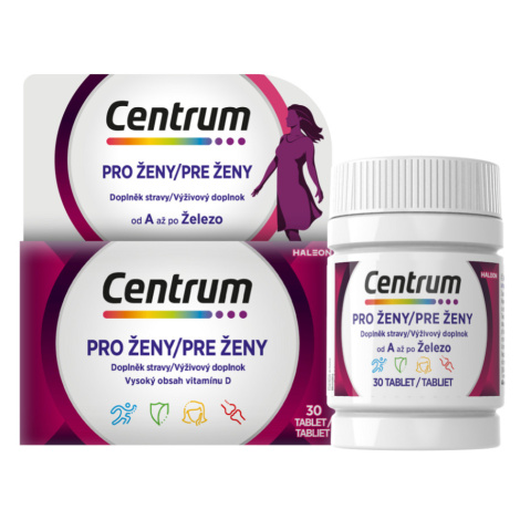 CENTRUM Multivitamín pre ženy 30 tabliet