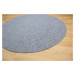 Kusový koberec Quick step šedý kruh - 120x120 (průměr) kruh cm Vopi koberce