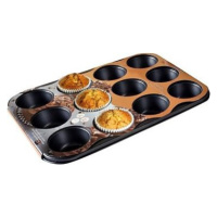 TORO Forma na muffiny, 12 ks, 35 × 26,5 × 3 cm, 0,4 mm