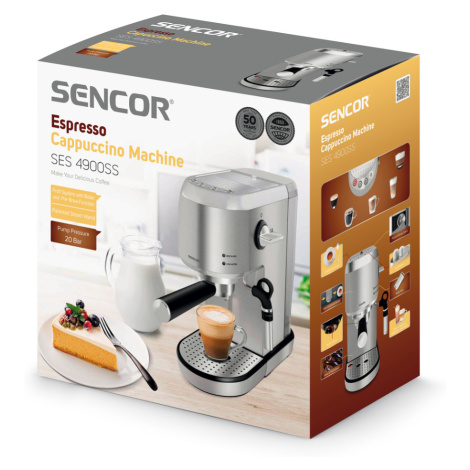 SENCOR SES 4900SS Espresso kávovar, použité