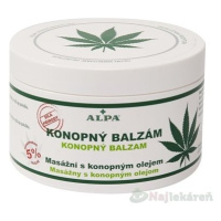 Alpa konopný balzam masážny s mentolom 250 ml