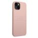 Guess PU Leather Saffiano Zadný Kryt pre iPhone 14 Pink