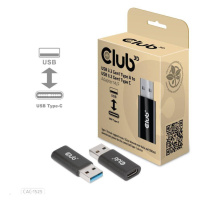 Adaptér Club3D USB 3.2 Gen1 typu A na USB 3.2 Gen1 typ C (M/F), čierna