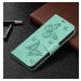Diárové puzdro na Xiaomi Redmi Note 12S MEZZO motýle zelené