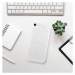 Odolné silikónové puzdro iSaprio - Abstract Triangles 03 - white - iPhone SE 2020