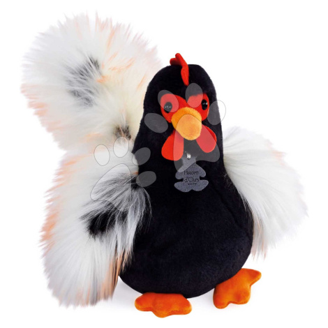 Plyšový kohútik Coq Histoire d’ Ours čierny 26 cm od 0 mes