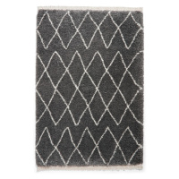 Tmavosivý koberec 120x170 cm Boho – Think Rugs