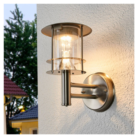 Oceľová solárna nástenná lampa Sumaya LED