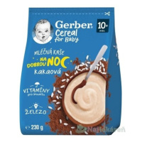 Gerber Cereal Mliečna KAŠA Dobrú noc Kakaová (od ukonč. 10. mesiaca) 230 g