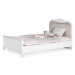 Detská posteľ 100x200cm luxor - biela/béžová