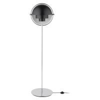 Stojacia lampa GUBI Multi-Lite výška 148 cm chróm/antracitová čierna