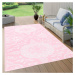 Vonkajší koberec ružová PP Dekorhome 80x150 cm,Vonkajší koberec ružová PP Dekorhome 80x150 cm
