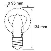 Paulmann LED globe E27 7W ZigBee TunableWhite