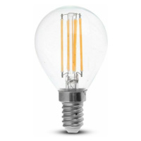 Žiarovka LED Filament E14 4W, 2700K, 400lm, P45 VT-1996 (V-TAC)