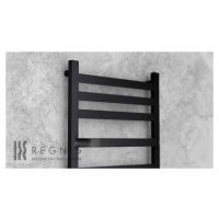 Regnis LOX DUO, vykurovacie teleso 530x1160mm, 698W, čierna matná, LOXDUO1190/540/D500/BLACK