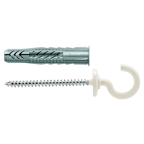 Fischer Univerzálna hmoždinka UX 8 x 50 R RH N K NV s golierom a skobou, 2 ks