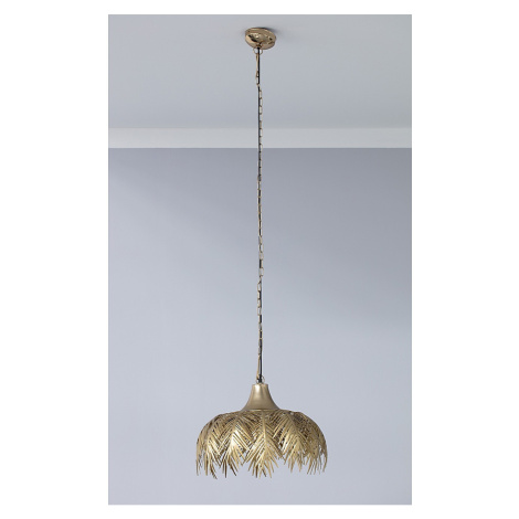 Dekoria Závesná lampa Botanica Gold, ⌀46 cm