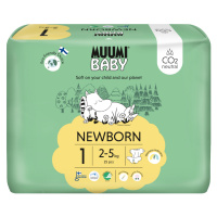 MUUMI BABY Plienky jednorázové 1 Newborn 2-5 kg, 25 ks