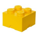 LEGO® úložný box 4 - žltá 250 x 250 x 180 mm