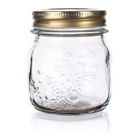 BORMIOLI Dóza sklenená QUATTRO STAGIONI 0,25 l