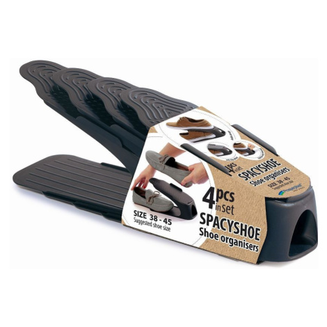 Sada 4 ks organizérů na boty SHOES antracit Prosperplast