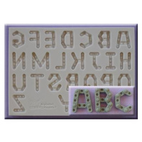 Silikónová formička veľká abeceda – stavebnica - Alphabet Moulds