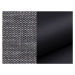 NABBI Aosta rozkladacia pohovka s úložným priestorom sivá (Berlin 01) / čierna (Soft 11)
