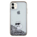 Original faceplate case KARL LAGERFELD KLHCN61LKCNSK pre iPhone 11 (Liquid Glitter C / transpare