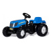 Šlapací traktor s vlečkou Rolly Toys New Holland Agriculture 013074