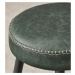 Sconto Barová stolička STITCH zelená, sada 2 ks