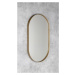 SAPHO - PUNO oválne zrkadlo v ráme 40x70cm, zlatá mat ORT470