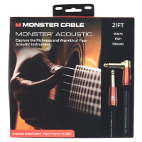 Monster Acoustic 21' Instrument Cable Angled