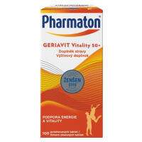 PHARMATON GERIAVIT Vitality 50+ tablety 100 kusov