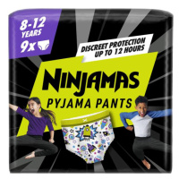 PAMPERS Nohavičky plienkové Ninjamas Pyjama Pants Kosmické lode, 9 ks, 8 rokov, 27kg-43kg