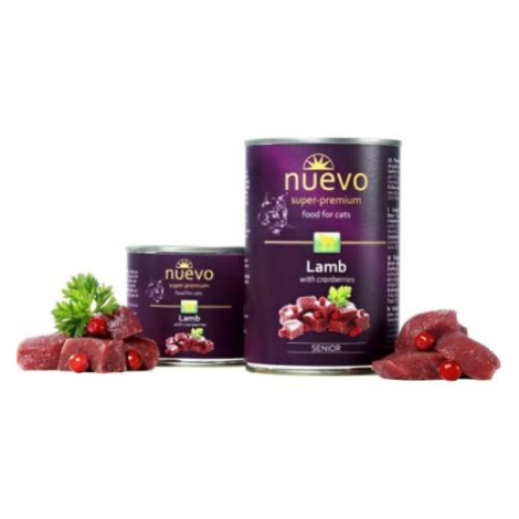 Nuevo Cat Senior Lamb/Cranberries - 400g