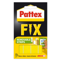 PATTEX FIX - Lepiace prúžky 20mm x 40mm (žltá)