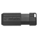 VERBATIM Flash Disk 16GB Store 'n' Go PinStripe, čierny