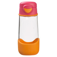 Sport fľaša na pitie 450 ml – ružová/oranžová