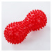 EDUSHAPE Loptička senzorická Peanut na rozvoj zručností červená 16x7,5cm 6m+