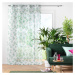 Bielo-zelená voálová záclona 140x280 cm Leandre – douceur d'intérieur