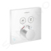 HANSGROHE - Shower Select Termostatická batéria pod omietku na 2 spotrebiče, matná biela 1576370
