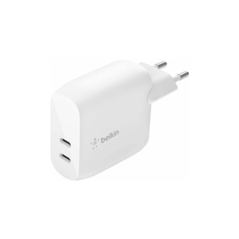 Belkin 40W Dual USB-C PD Wall Charger - White