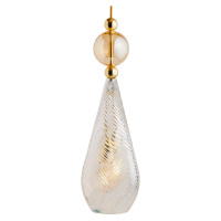 EBB & FLOW Smykke L gold crystal swirl gold-smoke