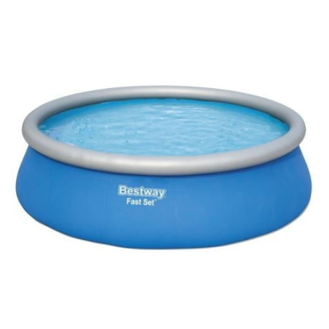 Bestway Nadzemný bazén kruhový Fast Set, kartušová filtrácia priemer 4,57m,